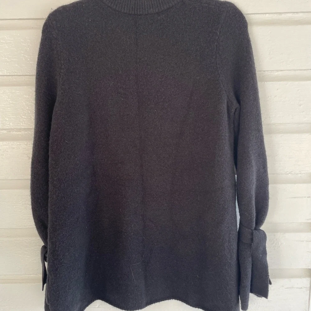 EUC Antonio Melani Black Sweater with long bell sleeves